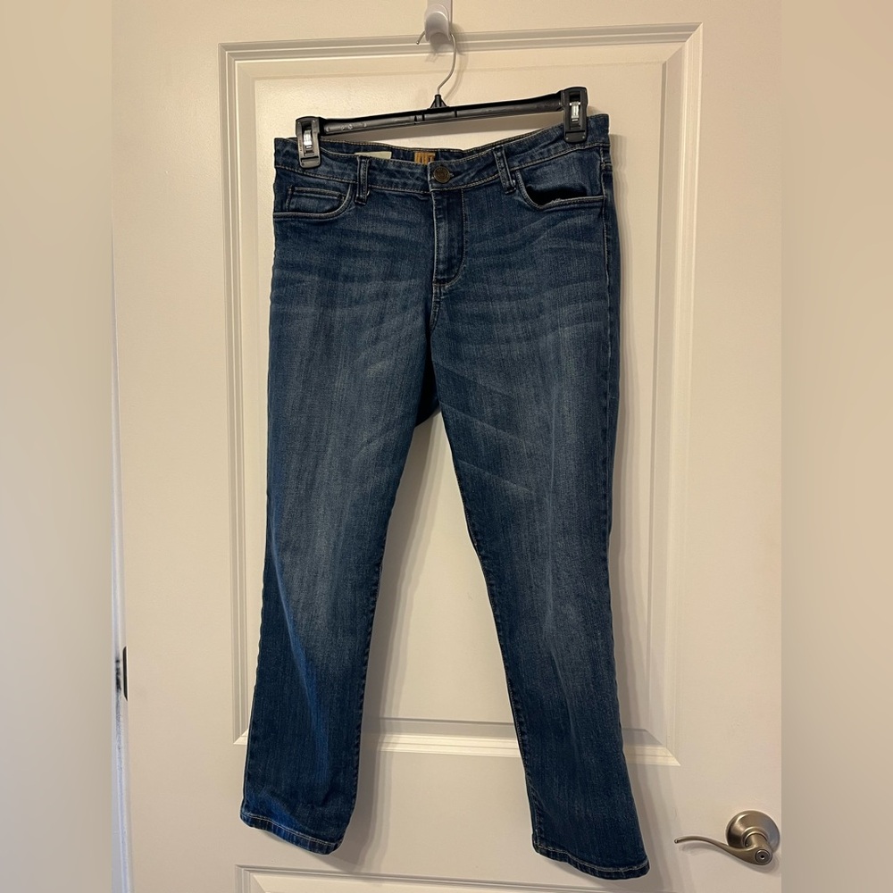 Kut from the Kloth Emma Straight Leg women’s Jean denim 10